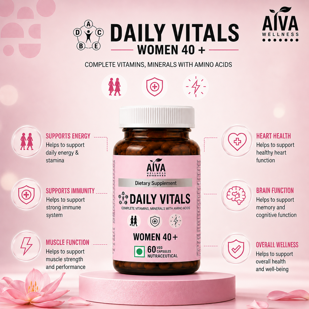 Daily Vitals for Women 40+